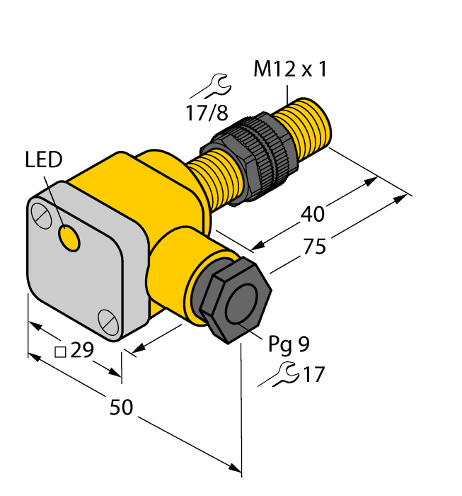 Turck Inductive Sensor # BI2-P12SK-AP6X2