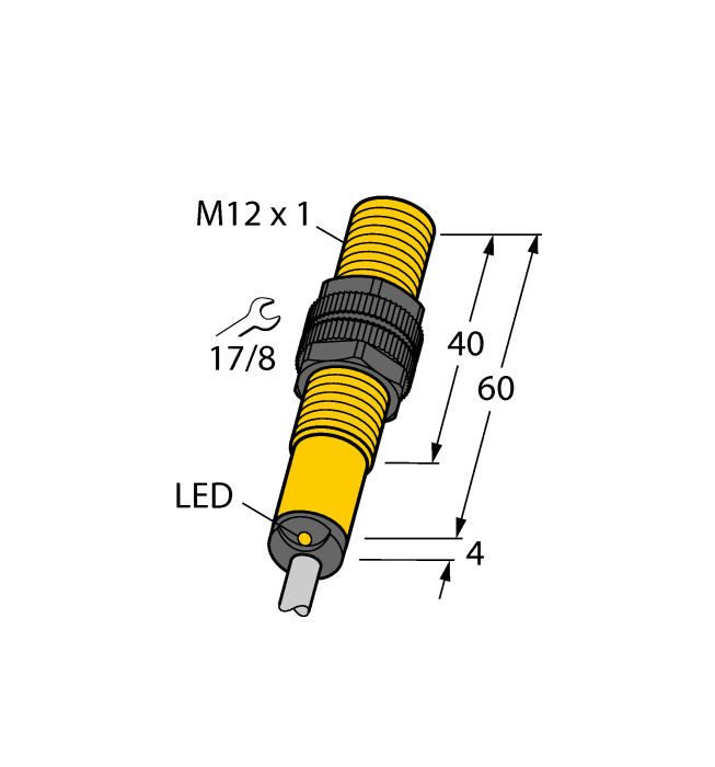 Turck Inductive Sensor # BI2-S12-AP6X 10M