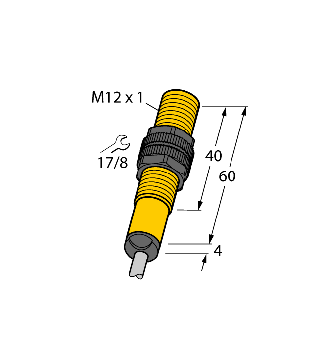Turck Inductive Sensor - With Increased Temperature Range # BI2-S12-AP7/S100