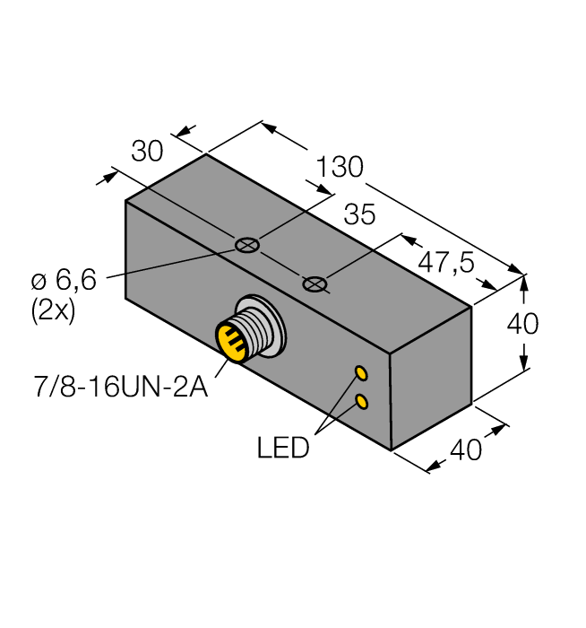 Turck Inductive Sensor # BI20-CA40130-ADZ30X2-B1131