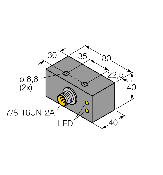 Turck Inductive Sensor # BI20-CA4080-ADZ30X2-B1131