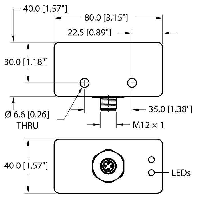 Turck Inductive Sensor # BI20-CA4080-VP4X2-H1141/S1009