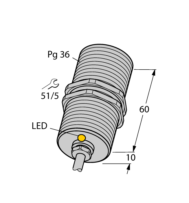 Turck Inductive Sensor # BI25-G47-AP4X