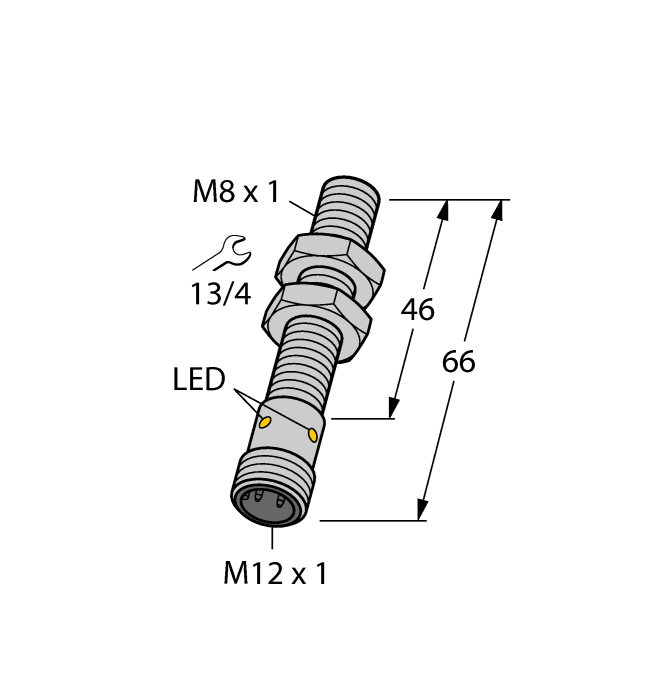 Turck Inductive Sensor - Stainless Steel Front # BI3-EG08FE-AP6X-H1341