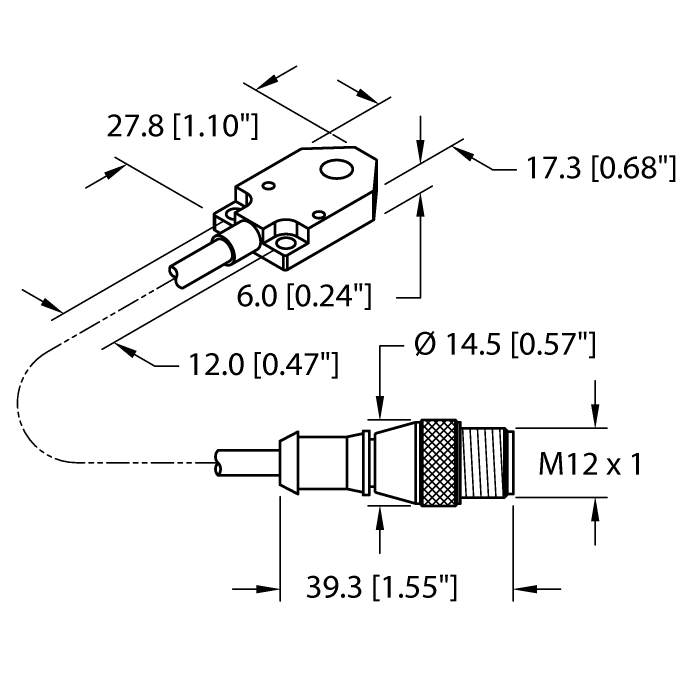 Turck Inductive Sensor # BI3-Q06-AN6X2-0.2-RS4T
