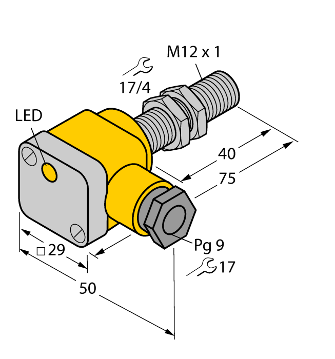 Turck Inductive Sensor # BI3U-EG12SK-AP6X