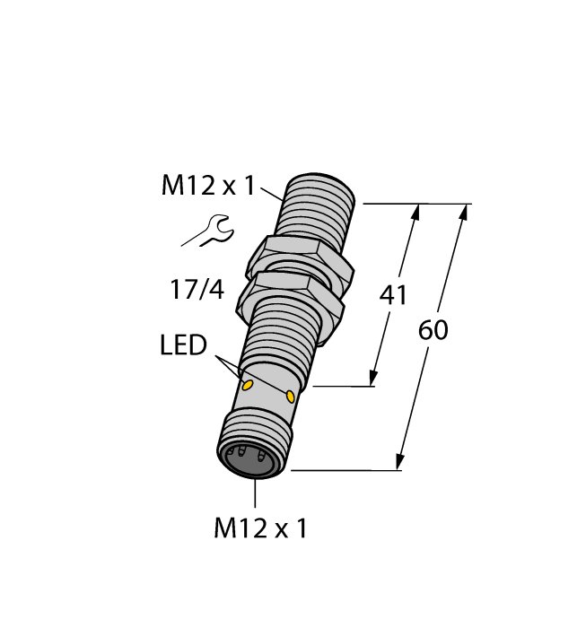 Turck Inductive Sensor - Stainless Steel Front # BI6-EG12FE-AP6X-H1141