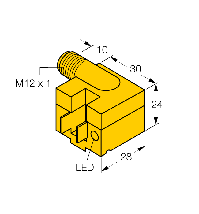 Turck Magnetic Field Sensor - For Pneumatic Cylinders # BIM-AKT-AD4X-H1141 W/KLA-3M