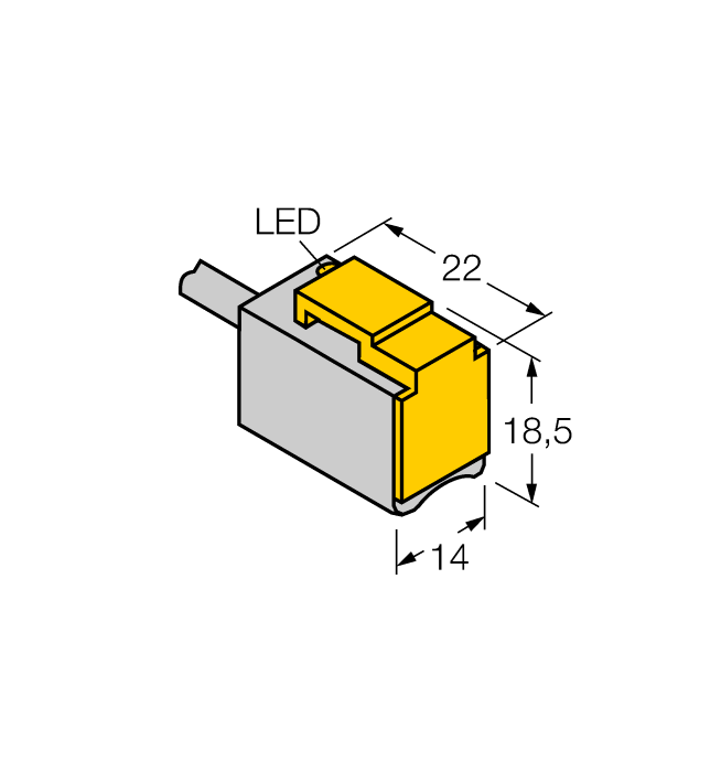 Turck Magnetic Field Sensor - For Pneumatic Cylinders # BIM-PSM-AN6X