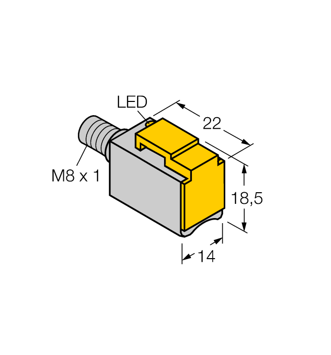 Turck Magnetic Field Sensor - For Pneumatic Cylinders # BIM-PSM-AN6X-V1131