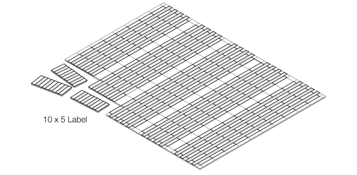 Turck Accessories for BL67 - 50 × Labels for Inscription of the BL67 Electronic Modules # BL67-LABEL-DIN-A4-50STCK.