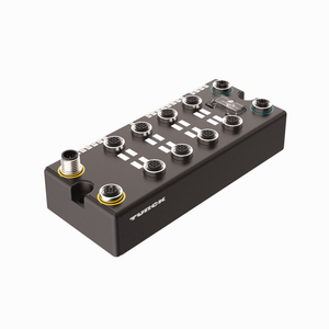 Turck BL compact multiprotocol fieldbus station for Industrial Ethernet - 4 IO-Link Channels and 4 Analog Inputs for Current or Voltage, 4 Analog Outputs for Voltage
