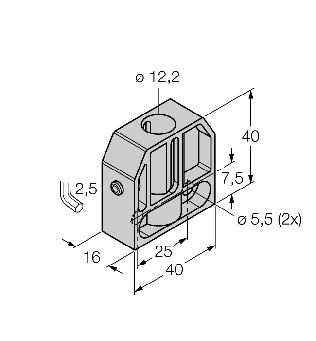Turck Mounting Accessories - Mounting Clamp # BS 12
