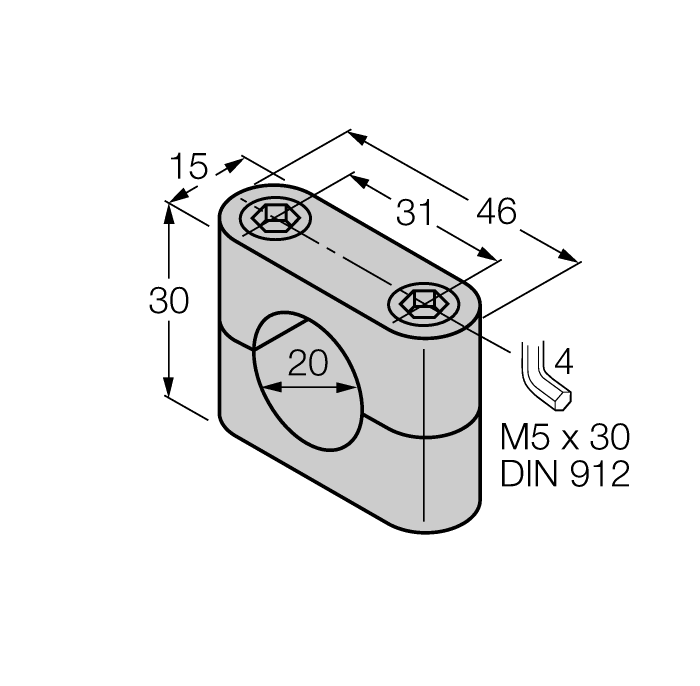 Turck Mounting Accessories - Mounting Clamp # BS 20