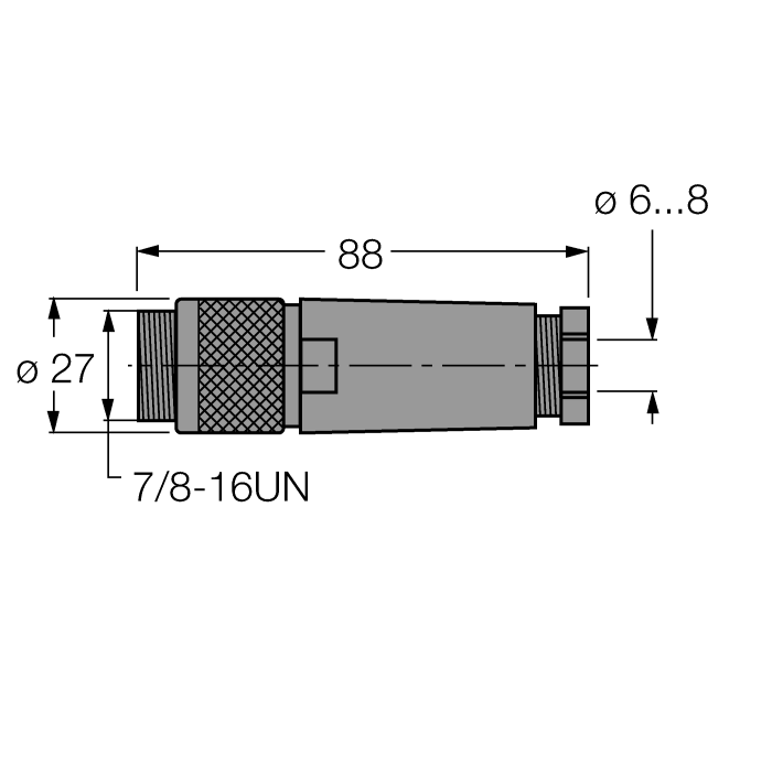 Turck Field-Wireable Connector # BS4140-0/9