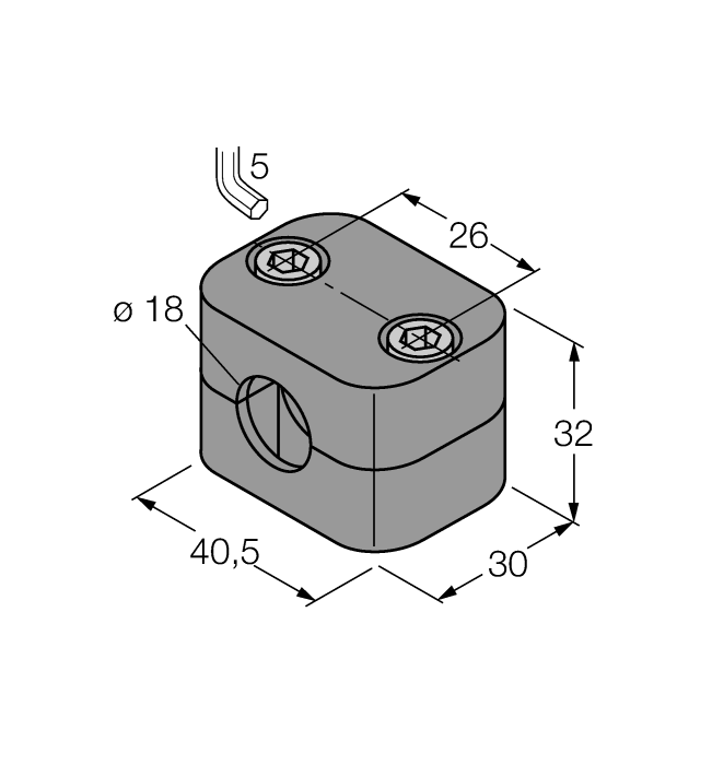Turck Mounting Accessories - Mounting Clamp # BSS-18