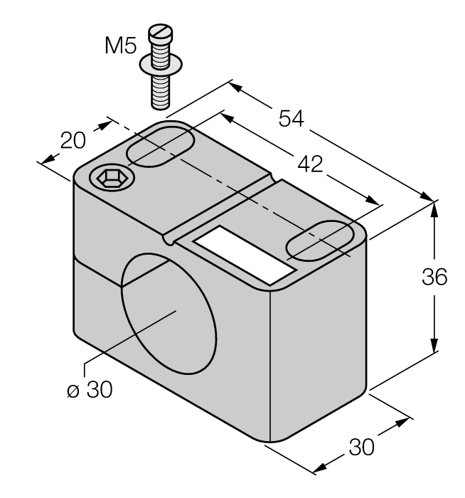 Turck Mounting Accessories for Inductive Sensors - Mounting Clip for M30 Design # BST-30N