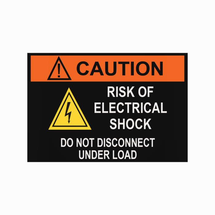 Turck Power Accessory - Label # CAUTION LABEL (10/BAG)
