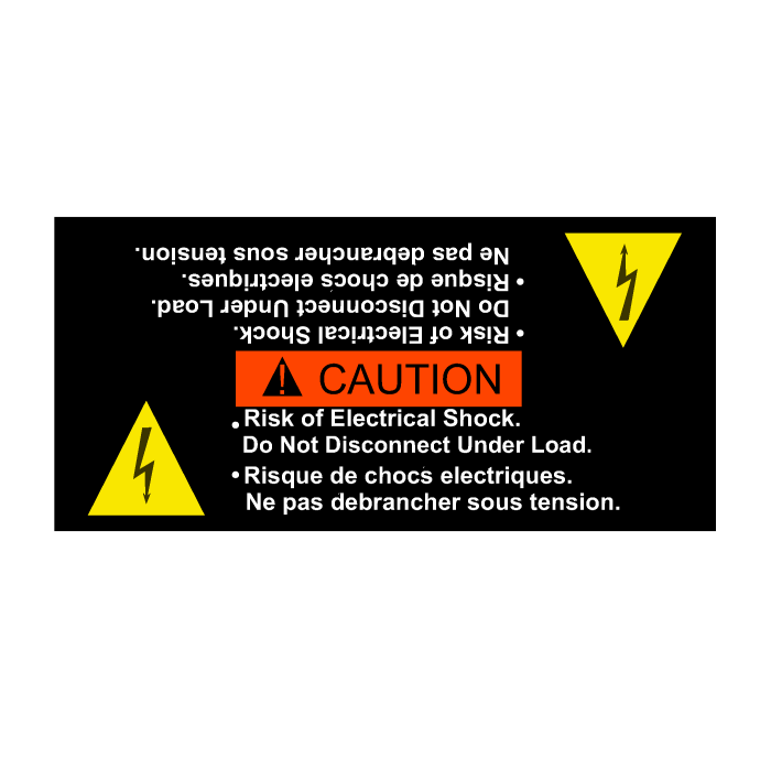Turck Power Accessory - Label # CAUTION LABEL,PWR,7.2-30MM,UL-R (10/BAG)
