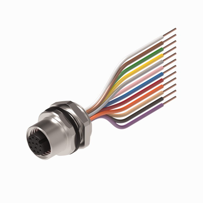 Turck Actuator and Sensor Receptacle - Front Mount # EFKBG-12.1200.4-1