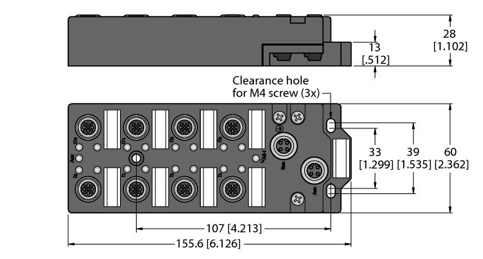 Turck I/O Module for AS-interface # FAS8-S0404H-A
