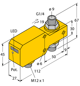Turck Flow Monitoring - Inline Sensor with Integrated Processor