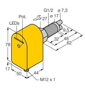 Turck Flow Monitoring - Immersion Sensor with Integrated Processor