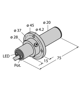 Turck Flow Monitoring - Immersion Sensor with Integrated Processor
