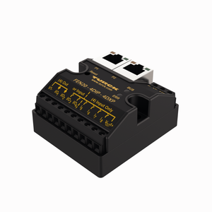 Turck Compact IP20 Multiprotocol Ethernet I/O Station - 4 Digital NPN Inputs and 4 Configurable Digital NPN Channels