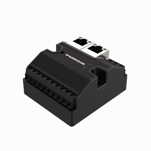 Turck Compact IP20 Multiprotocol Ethernet I/O Station - Master to master data exchange, NAT router, 8 Digital PNP Inputs