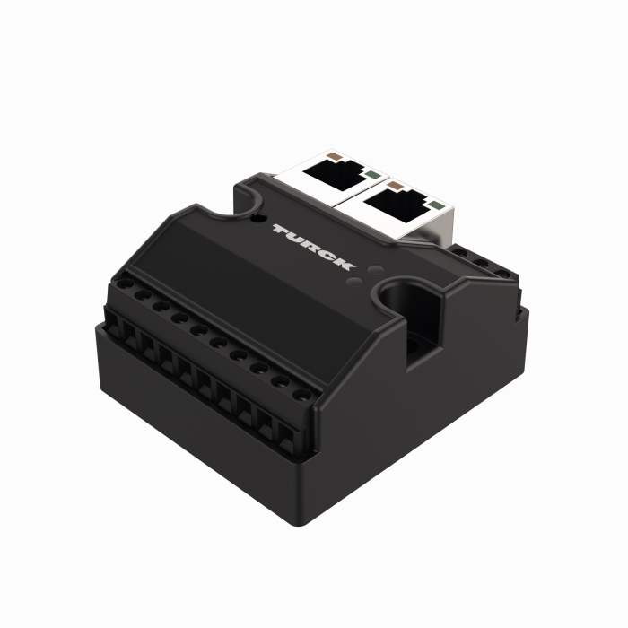 Turck Compact IP20 Multiprotocol Ethernet I/O Station - Master to master data exchange, NAT router, 8 Digital PNP Inputs # FEN20-EN1