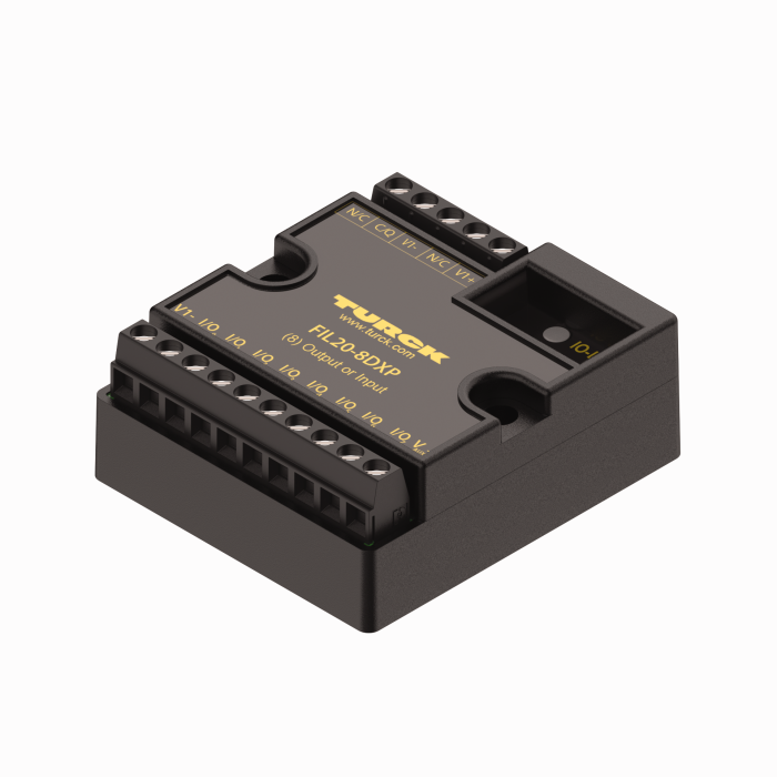 Turck I/O Hub for connection of digital signals to IO-Link Master - 8 Universal Digital Channels, PNP # FIL20-8DXP