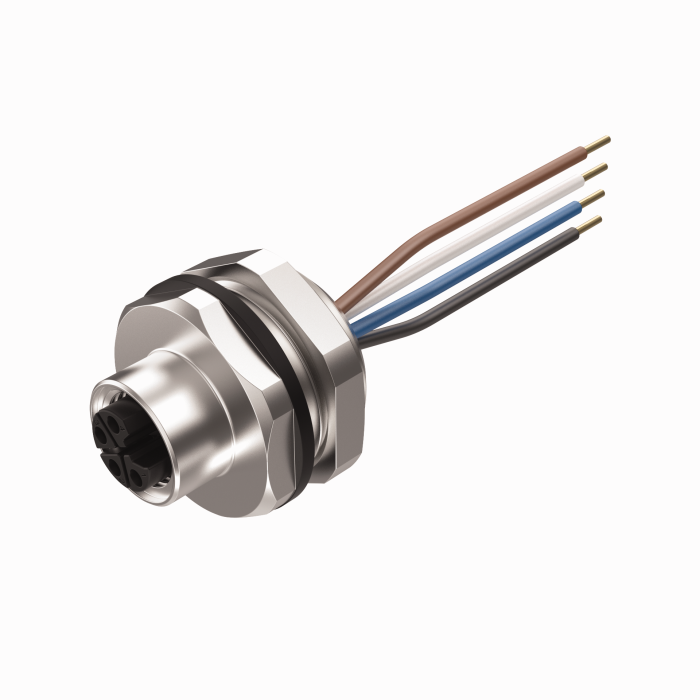 Turck M12 Power Receptacle - Front Mount # FK46PL-2/14.5/NPT