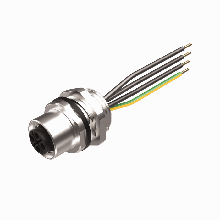 Turck M12 Power Receptacle - Front Mount # FK46PS-1/M16