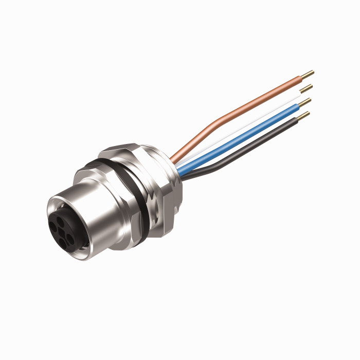Turck M12 Power Receptacle - Front Mount # FK46PT-2/M16