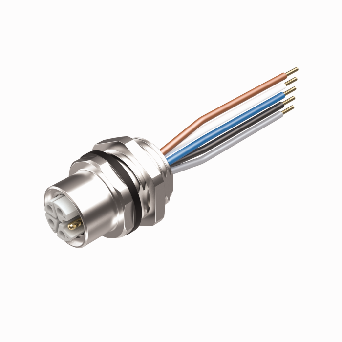 Turck M12 Power Receptacle - Front Mount # FK56PL-1/M16