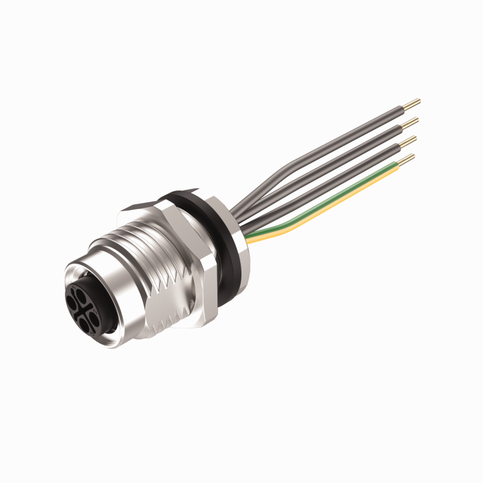Turck M12 Power Receptacle - Rear Mount # FKFD46PS-2/M16