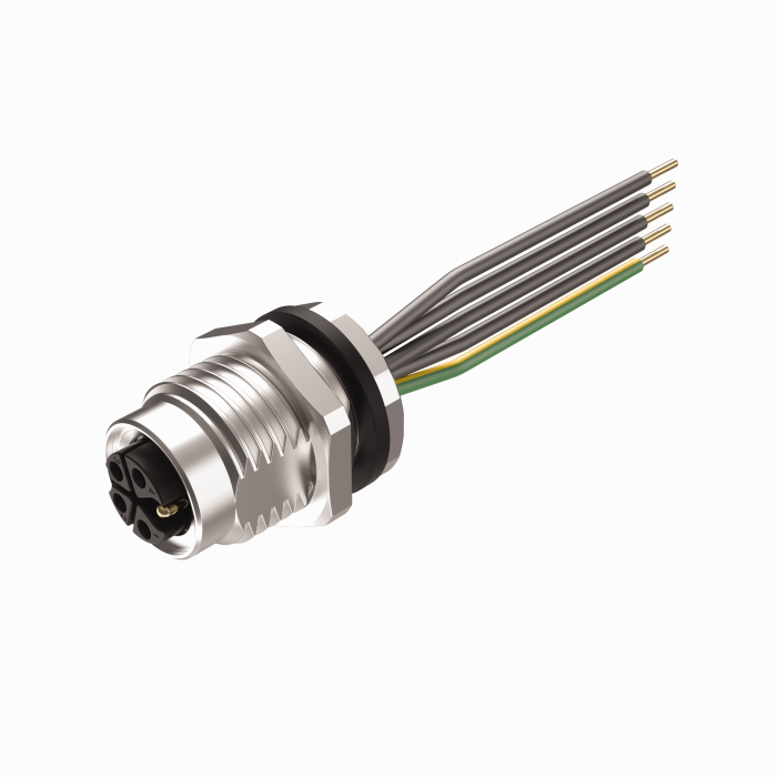 Turck M12 Power Receptacle - Rear Mount # FKFD54PK-1/M16