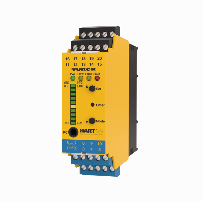 Turck Processor Unit - For the Connection of FCS/FCI Product Series Ex Flow Sensors (NAEX) # FMX-IM-2UPLI63X