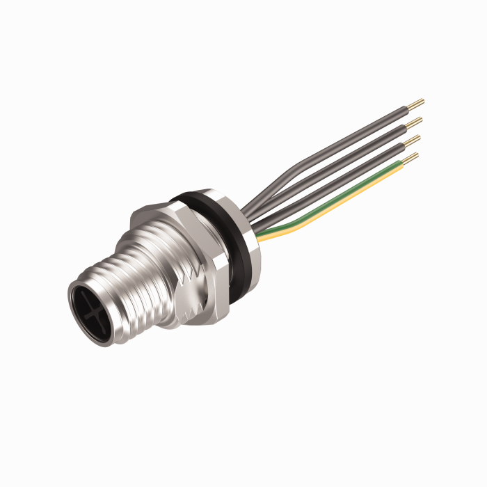 Turck M12 Power Receptacle - Rear Mount # FSFD46PS-0.3/M16