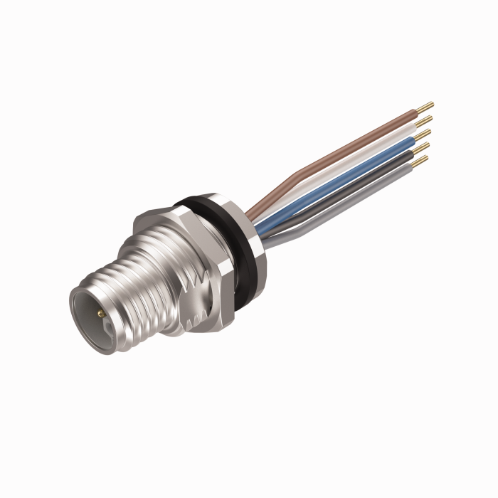 Turck M12 Power Receptacle - Rear Mount # FSFD54PL-1/M16