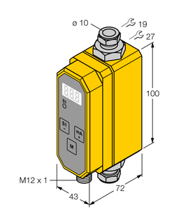 Turck Flow Rate Monitoring - Inline Sensor with Integrated Processor