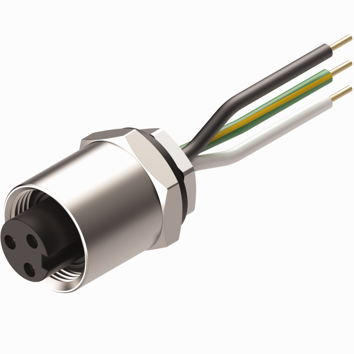 Turck Powerfast Receptacle - Front Mount # GKDF 30-1M/14.5/NPT