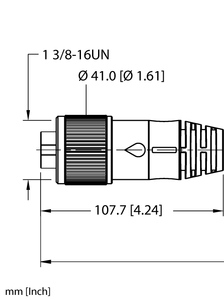 Powerfast Cordset - Connection Cable