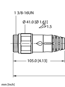 Powerfast Cordset - Connection Cable