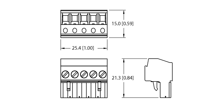 Turck Accessories - Removable Screw Terminals # IM-SC-5X2BU/2BK