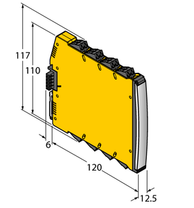 Turck Frequency Transducer/Pulse Counter - 2-channel