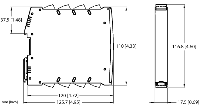 Turck Isolating switching amplifier - 4-channel # IMX18-DI03-4S-5R-SPR/24VDC