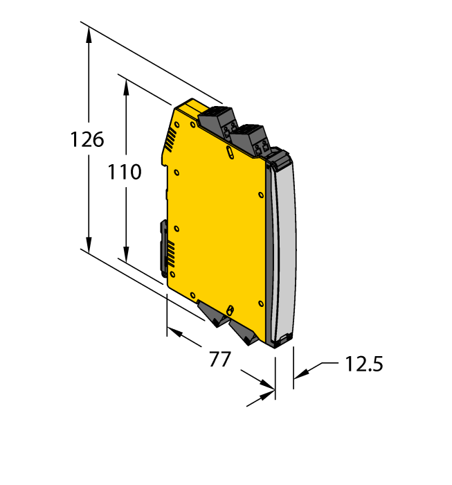 Turck Isolating switching amplifier - 1-channel # IMXK12-DI01-1S-1R-0/24VDC/CC