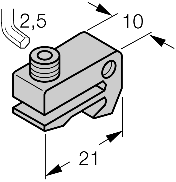 Turck Mounting Accessories - Mounting Bracket # KLF2